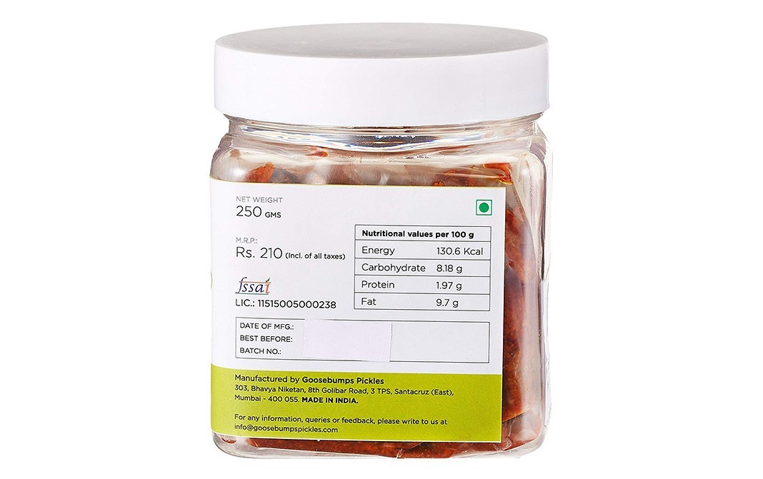 Goosebumps Olives & Jalapeno (Mustard Base - Sour / Spicy) Homemade Pickle   Glass Jar  250 grams